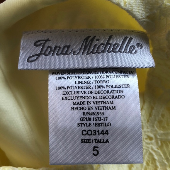 Girls’ Yellow Special Occasion Dress - Picture 4 of 5